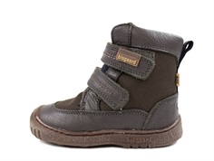 Bisgaard grey winter boot Huxie with velcro and TEX